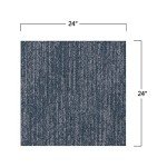 Mohawk Elite Navy Berber Carpet Tiles - 24"x24