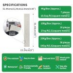 Self-Adhesive Waterproof Vinyl Flooring Planks - White Oak