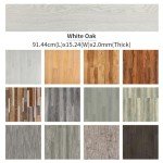 Self-Adhesive Waterproof Vinyl Flooring Planks - White Oak