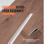 Interlocking Deep Brown Vinyl Floor Tiles - 10 Pack