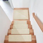 Ultra Plush Non-Slip Carpet Stair Treads - Beige