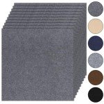 10 Pack Peel and Stick Carpet Tiles 24"x24