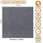 10 Pack Peel and Stick Carpet Tiles 24"x24