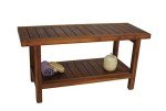 AquaTeak 36" Spa Teak Shower Bench with Care Kit