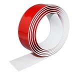 Self-Adhesive Floor Transition Strip - 2" Wide, White