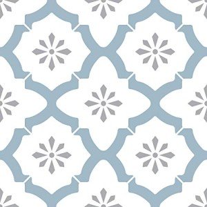 Multicolor Blue Peel & Stick Floor Tiles