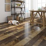 Livelynine Waterproof Wood Look Peel and Stick Flooring