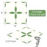 MORCART 8" Peel and Stick Waterproof Vinyl Tiles