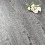 Grey Wood Peel and Stick Vinyl Floor Tiles