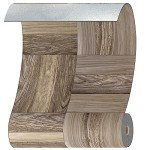 Vinyl Flooring Roll - Unique Oak Texture, 19 Sq.Ft