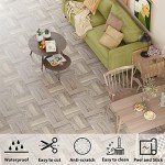 Vinyl Flooring Roll - Unique Oak Texture, 19 Sq.Ft