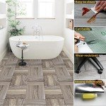 Vinyl Flooring Roll - Unique Oak Texture, 19 Sq.Ft
