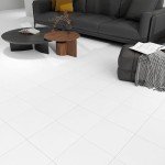 Peel and Stick Waterproof Vinyl Floor Tiles - 20 Pack