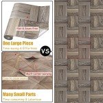 Vinyl Flooring Roll - Unique Oak Texture, 19 Sq.Ft