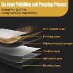 Vinyl Flooring Roll - Unique Oak Texture, 19 Sq.Ft