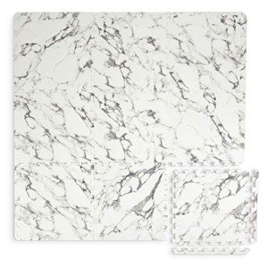 Roma Off-White Interlocking Floor Tiles by FloorPops