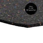 Reclaimed Rubber Underlayment Rolls for Sound Control