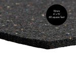 Reclaimed Rubber Underlayment Rolls for Sound Control