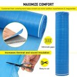 Blue 3-in-1 Foam Underlayment for Laminate Floors