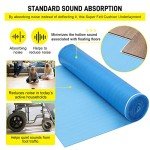 Blue 3-in-1 Foam Underlayment for Laminate Floors