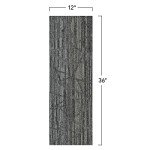 Mohawk Advance 36" x 12" Berber Carpet Tiles