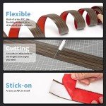 Art3d Vinyl Floor Transition Strip - Brown, 10 FT
