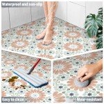 YXTII 20Pcs Peel and Stick Vinyl Floor Tiles