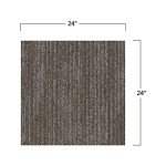 Mohawk Elite 24" Berber Loop Carpet Tiles - Oak