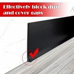 Flexible Black Vinyl Wall Base Trim, 4" x 40