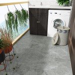 Grey Marble Peel and Stick Vinyl Floor Tiles 6 Pack