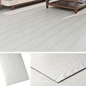 Livelynine White Peel and Stick Vinyl Floor Tiles