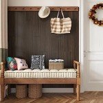 Dark Brown Peel and Stick Vinyl Floor Tiles 32PCS