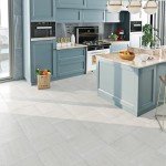 Livelynine White Peel and Stick Vinyl Floor Tiles