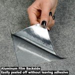 Light Grey Peel and Stick Carpet Tiles - 10 Pack