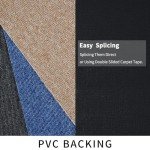 24 Carpet Tiles - 64 sq ft - Non-Slip