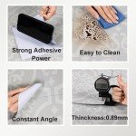 Gray Floral Peel and Stick Vinyl Floor Tiles - 20 Pack