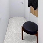 Gray Floral Peel and Stick Vinyl Floor Tiles - 20 Pack