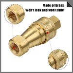 6 Pack 1/4" Quick Disconnect Coupler Valves