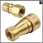 6 Pack 1/4" Quick Disconnect Coupler Valves