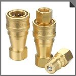 6 Pack 1/4" Quick Disconnect Coupler Valves