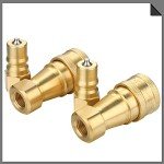 6 Pack 1/4" Quick Disconnect Coupler Valves