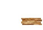 EZ-Wall 3D Teak Wood Mosaic Tile Set of 10