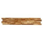 EZ-Wall 3D Teak Wood Mosaic Tile Set of 10