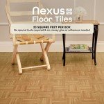 Nexus Peel and Stick Vinyl Floor Tiles - Oak