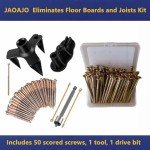 Squeaky Floor Repair Kit with Tools and Screws