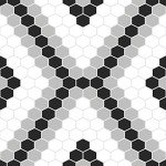 Leyton Black Peel & Stick Floor Tiles