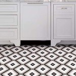 Leyton Black Peel & Stick Floor Tiles