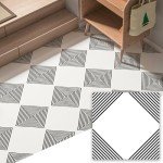 WOWSTAR 30-Pack Peel and Stick Vinyl Floor Tiles