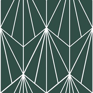 Beryl Peel & Stick Green Floor Tiles