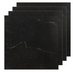 Black Marble Peel and Stick Vinyl Floor Tiles
